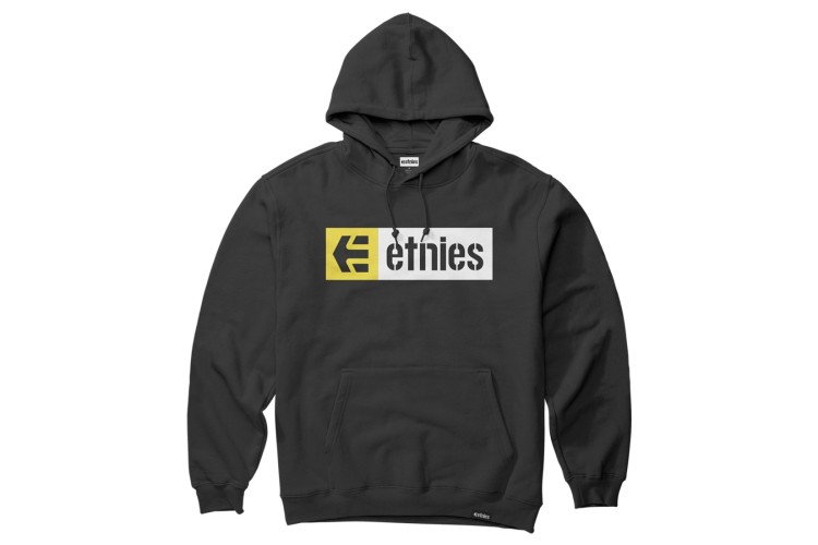 Etnies New Box Hoodie Black / Yellow / White