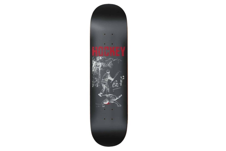 Hockey Baseball Skate Deck Graphite