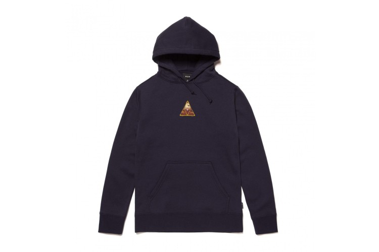 HUF Altered State Triple Triangle Hoodie Navy