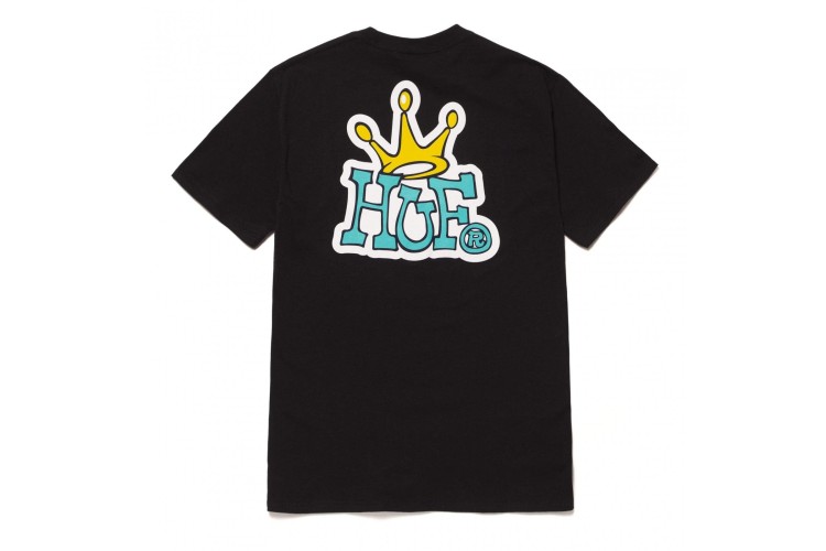HUF Crown Logo T-Shirt Black