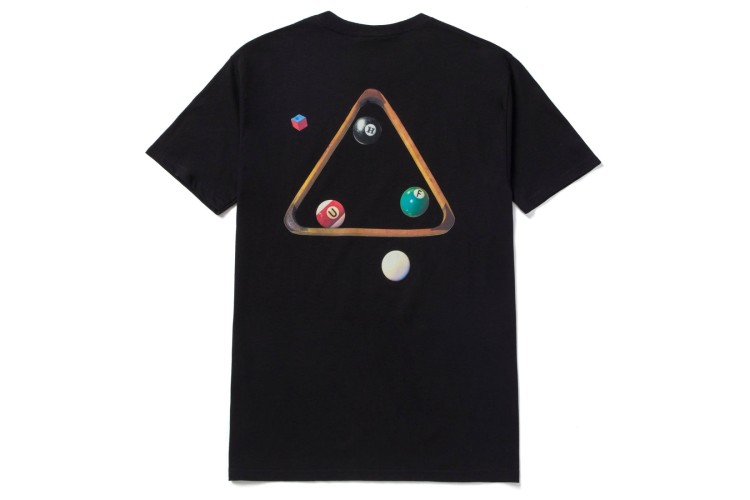 HUF Dirty Pool Triple Triangle T-Shirt Black
