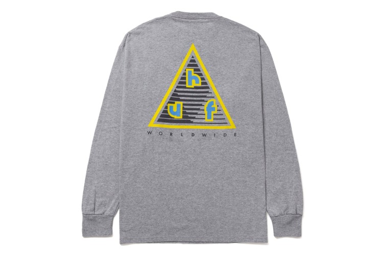 HUF High Adventure Long Sleeve T-Shirt Grey