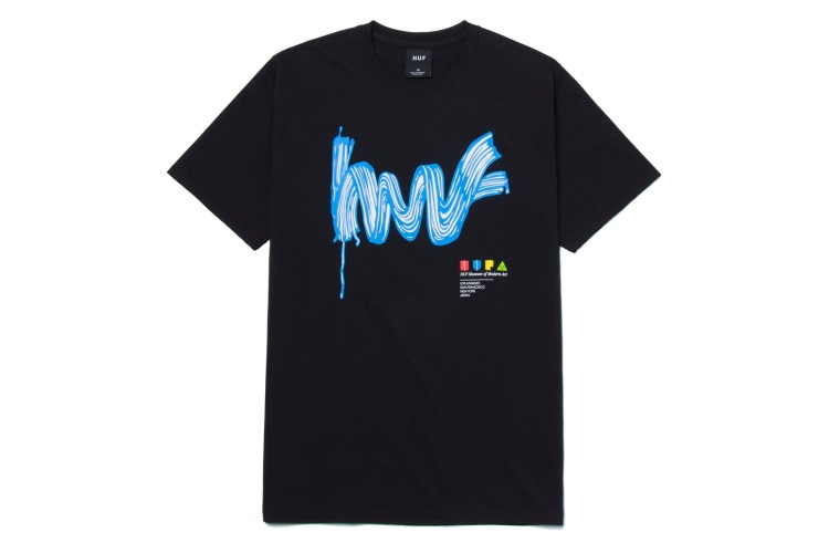 HUF Stroke Of Genius T-Shirt Black