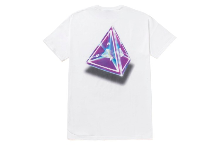 HUF Tesseract Triple Triangle T-Shirt White