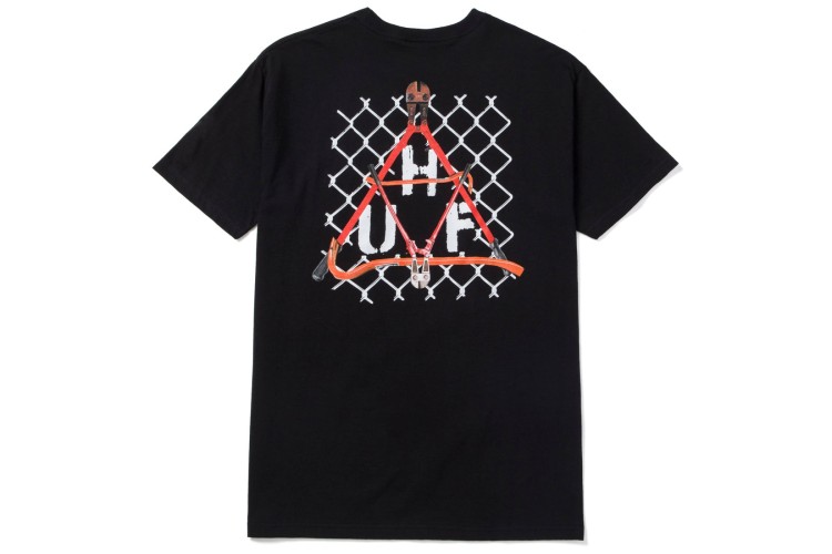 HUF Trespass Triangle T-Shirt Black