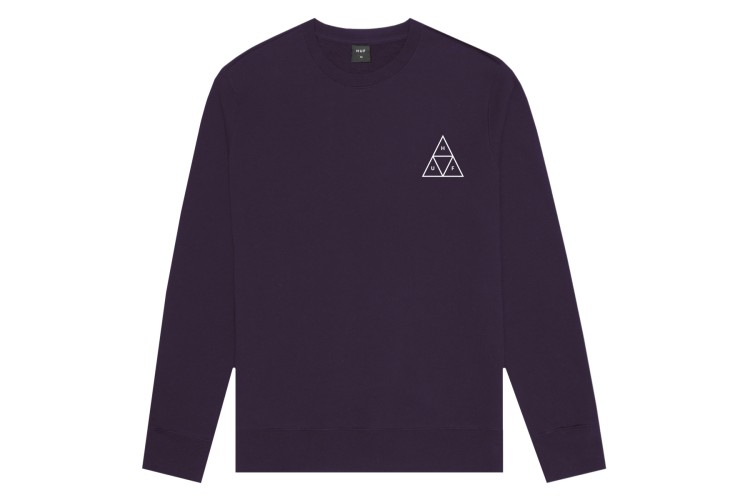 HUF Triple Triangle Crew Sweat Purple