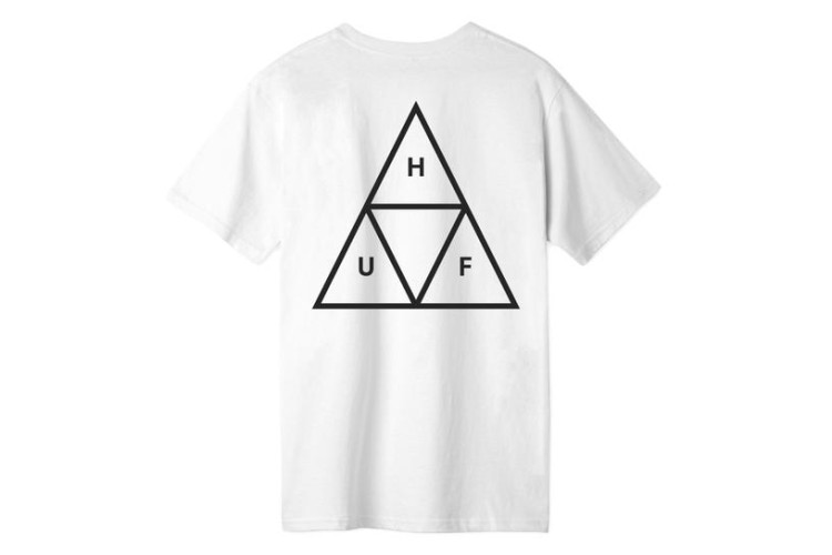 HUF Triple Triangle Essential T-Shirt White