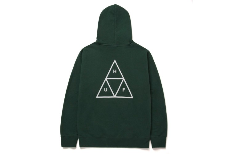 HUF Triple Triangle Hoodie Green