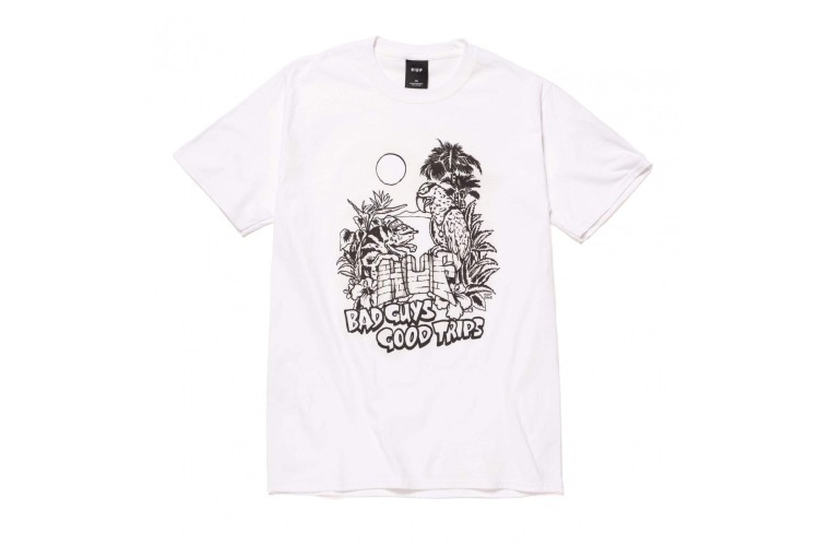 HUF Vacation UV Colour T-Shirt White