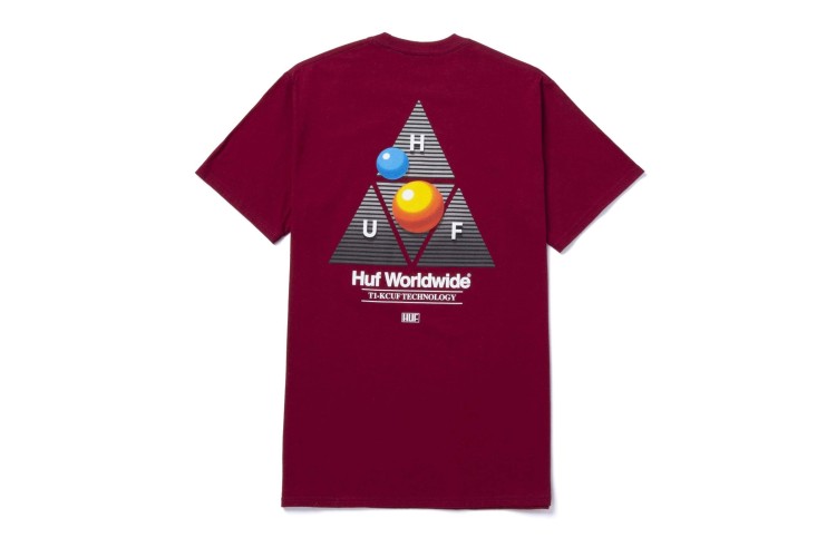 HUF Video Format Triple Triangle T-Shirt Red