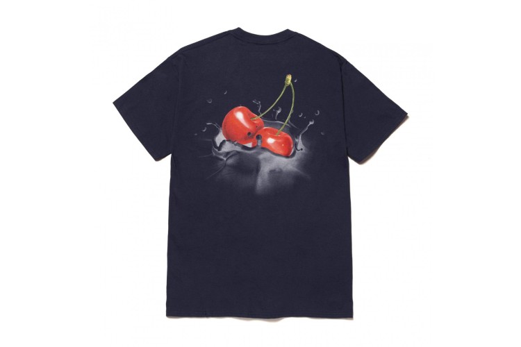 HUF Wet Cherry T-Shirt Navy Blue