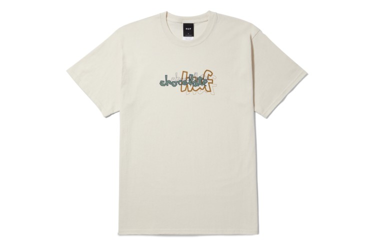 HUF x Chocolate Carson T-Shirt Natural
