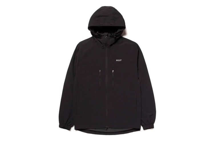 HUF Zip Standard Shell Jacket Black