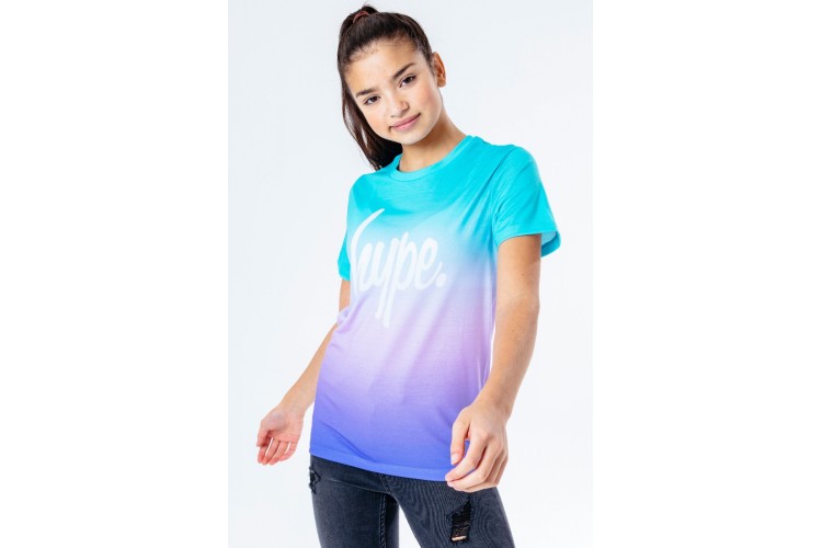 Hype Aqua Fade Kids T-Shirt