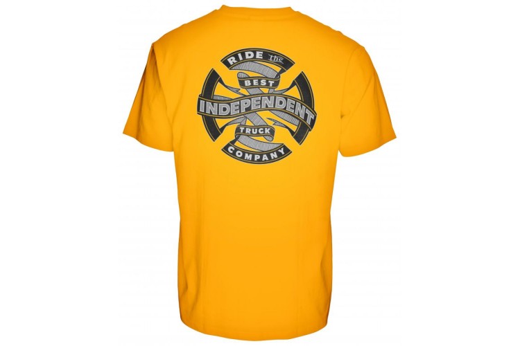 Independent Ribbon T-Shirt Yellow