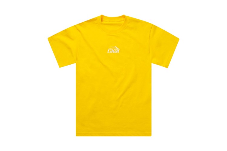 Lakai Basic Embroidered T-Shirt Yellow