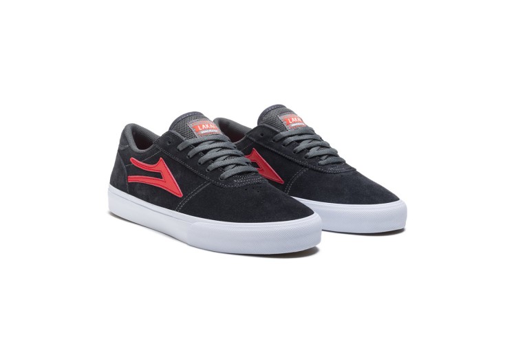 Lakai Manchester Charcoal / Flame Suede