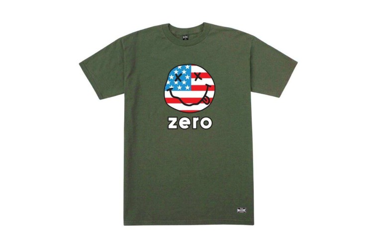 Loser Machine x Zero American Smiley T-Shirt Green