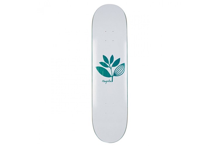 Magenta Team Skate Deck White Green