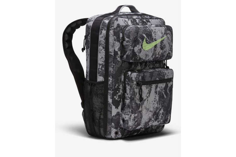 Nike Utility Speed Backpack Partical Grey / Black - Lime Blast