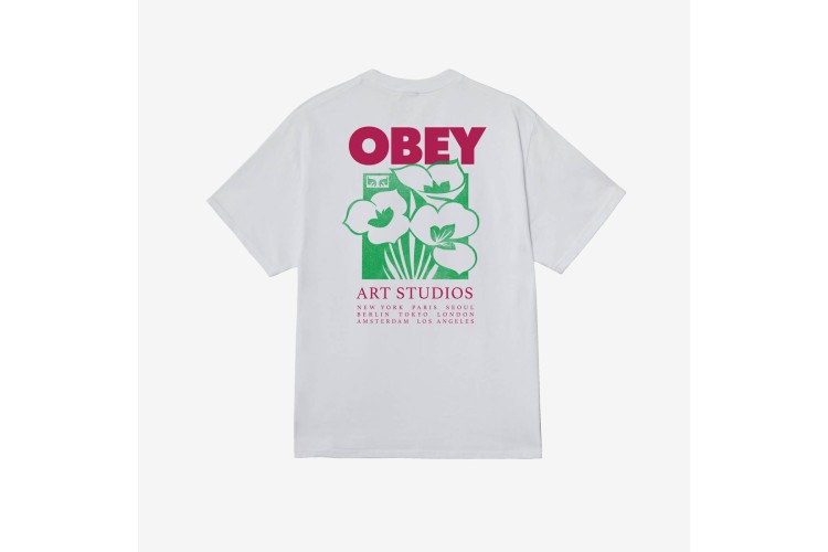 OBEY Art Studio Flowers T-Shirt