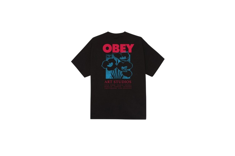 OBEY Art Studio Flowers T-Shirt