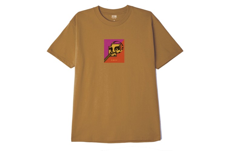 OBEY Magnify Classic T-Shirt Brown Sugar