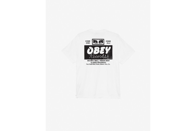 OBEY Records Buy Sell Trade T-Shirt