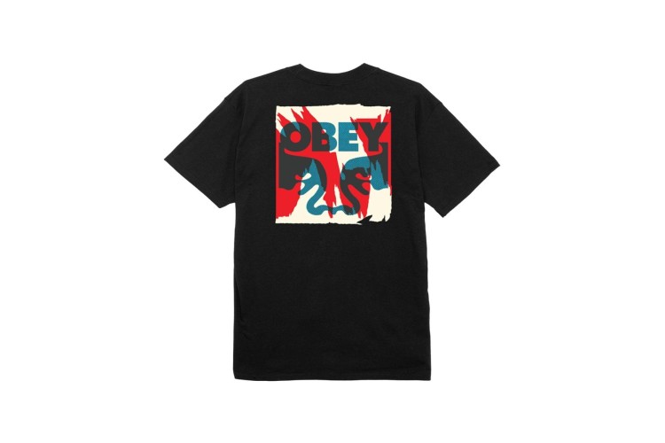 OBEY Torn Posters Icon T-Shirt