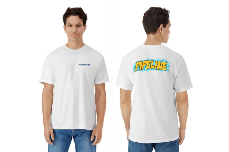 Pipeline Bubble Script T-Shirt