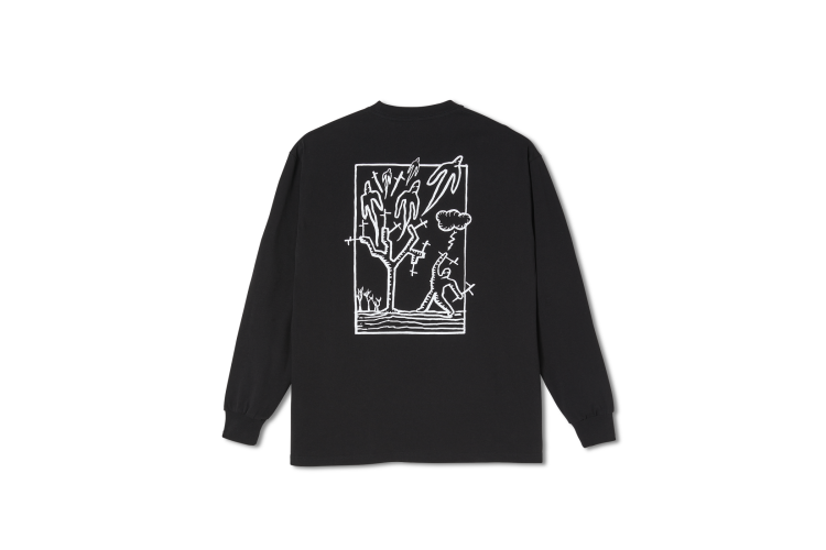 Polar Skate Co. Heaven Longsleeve T-Shirt Black