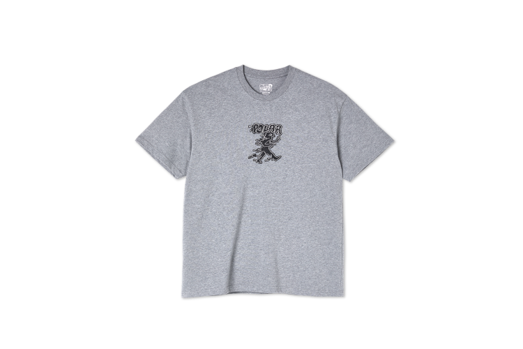 Polar Skate Co. Liquid Man T-Shirt Heather Grey