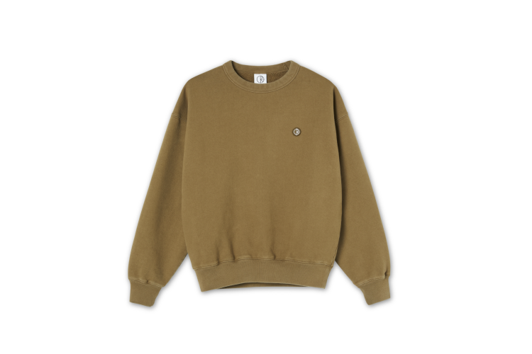 Polar Skate Co. Patch Crewneck Brass