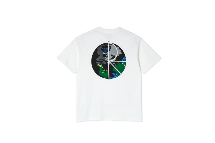 Polar Skate Co. Smoking Lady Fill Logo T-Shirt White