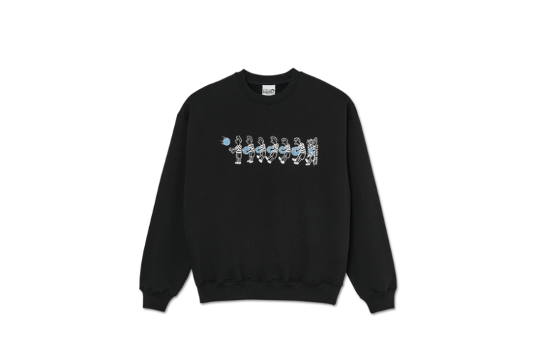 Polar Skate Co Basketball Crewneck Black