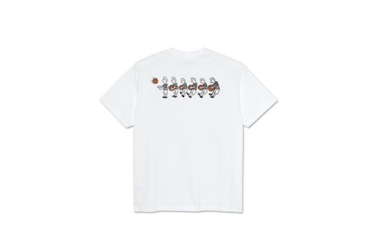 Polar Skate Co Basketball T-Shirt White