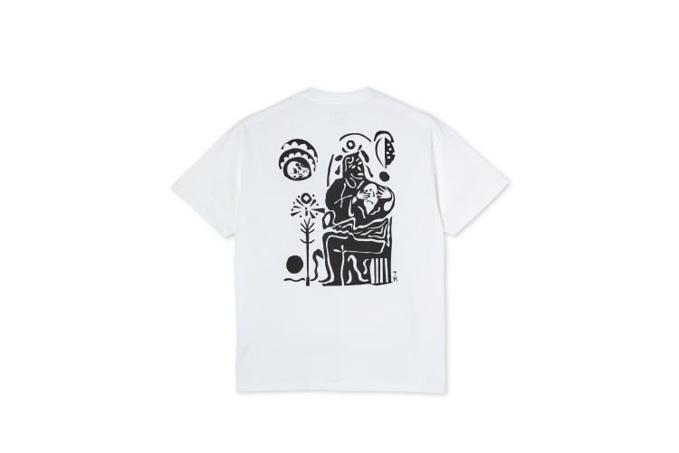 Polar Skate Co Demon Tee White