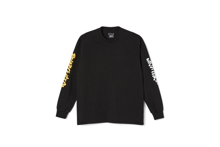 Polar Skate Co Facescape Longsleeve T-Shirt Black