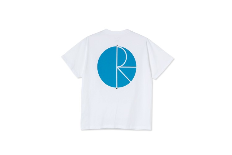 Polar Skate Co Fill Logo Tee White / Blue