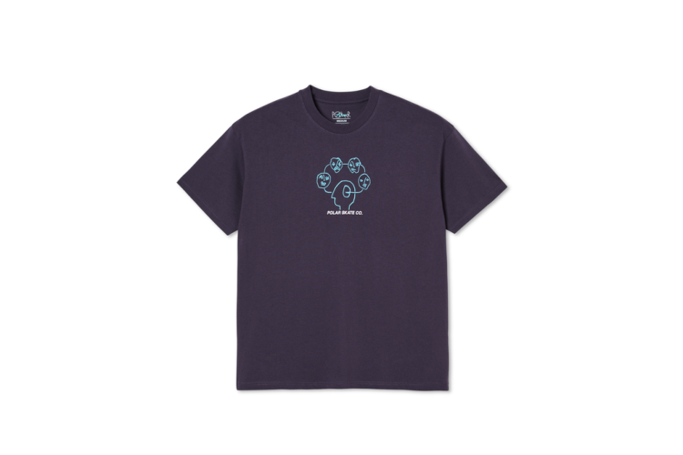 Polar Skate Co Head Space Tee Dark Violet