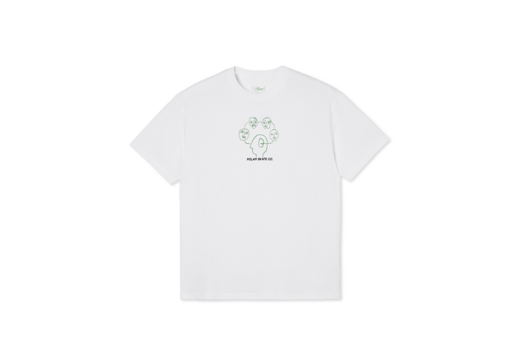 Polar Skate Co Head Space Tee White