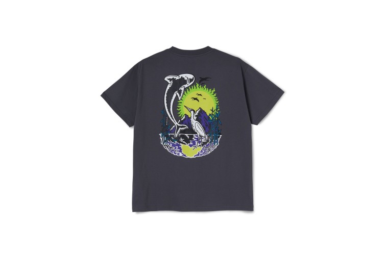 Polar Skate Co Mt. Fuji Tee Graphite