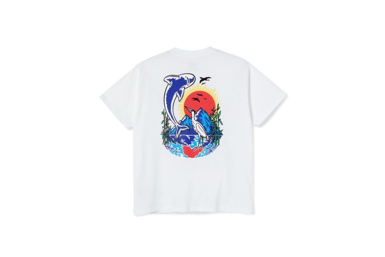 Polar Skate Co Mt. Fuji Tee White