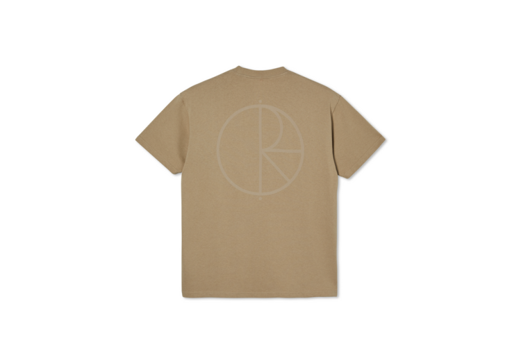 Polar Skate Co Stroke Logo Tee Antique Gold