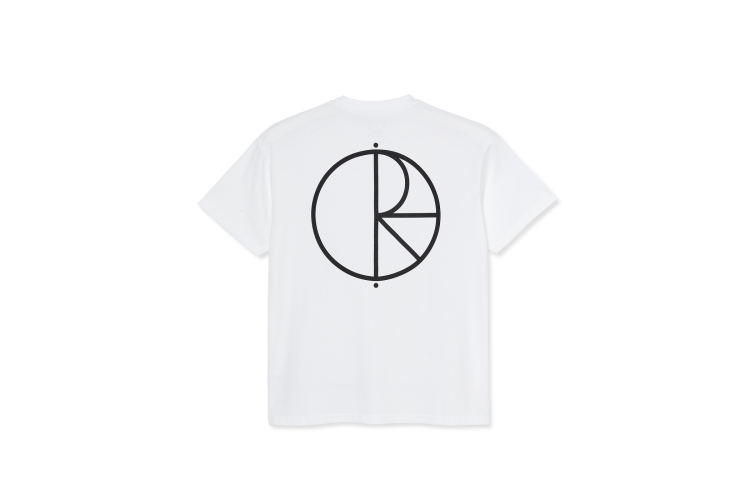 Polar Skate Co Stroke Logo Tee White