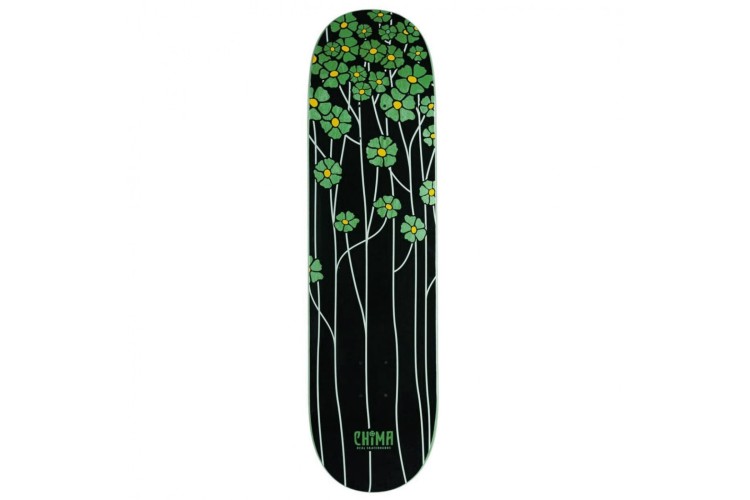 Real Skateboards Chima Ferguson Poppy Fields Pro Deck Green