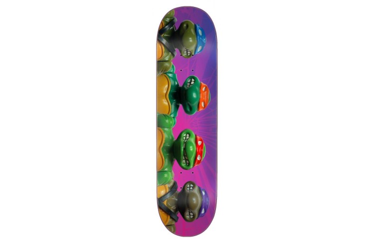 Santa Cruz Teenage Mutant Ninja Turtles Figures EverSlick Skate Deck 8.5