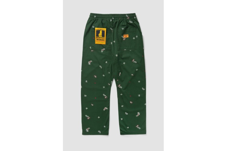 Service Works Paisley Chef Pant