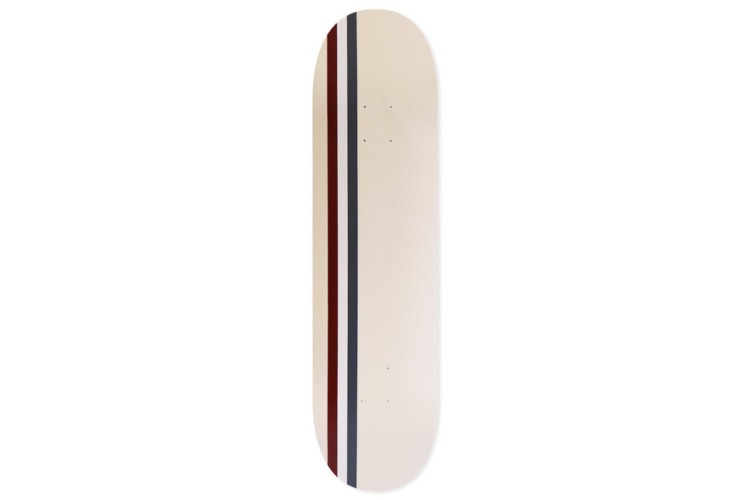 Skate Cafe Stripe Deck Cream