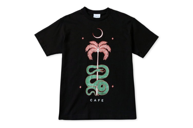 Skate Cafe Tree Of Life T-Shirt Black